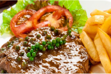 Bò sốt tiêu xanh 